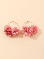 Rose To The Occasion Earrings (mauve )
